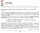 Adóhatósági ellenőrzési adatszolgáltatás jogszabály