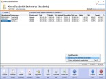 NATURASOFT Naplófőkönyv képernyő - Kimenő számlák áttekintése