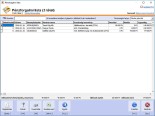 NATURASOFT Naplófőkönyv képernyő - Pénzforgalmi lista