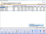 NATURASOFT Pénztárkönyv képernyő - Kimenő számlák áttekintése