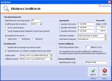 NATURASOFT Készlet és Számla Standard képernyő - Általános beállítások