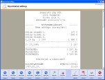 NATURASOFT Készlet és Számla Standard képernyő - Blokk méretű nyugtamelléklet