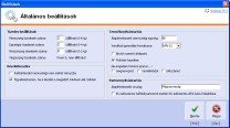 NATURASOFT Raktár Start képernyő - Általános beállítások