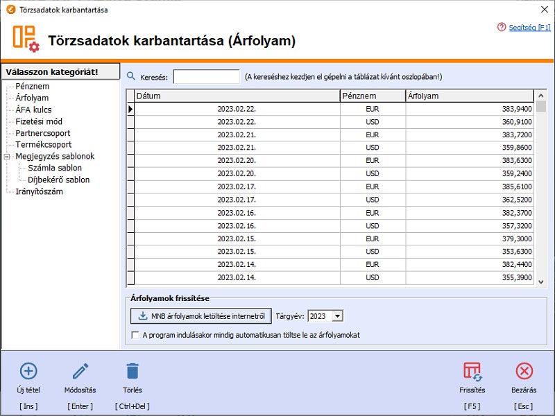 Egyszerű Eurós, Devizás Számlázó Program - NATURASOFT Deviza Számla